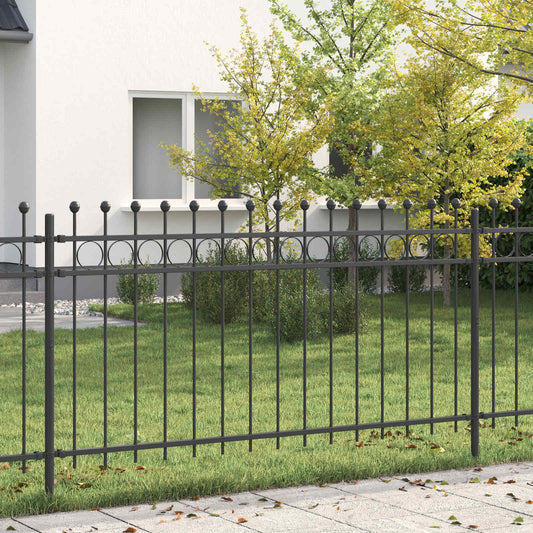 vidaXL Δαχτυλίδι φράχτη Μαύρο 200 x 150 cm