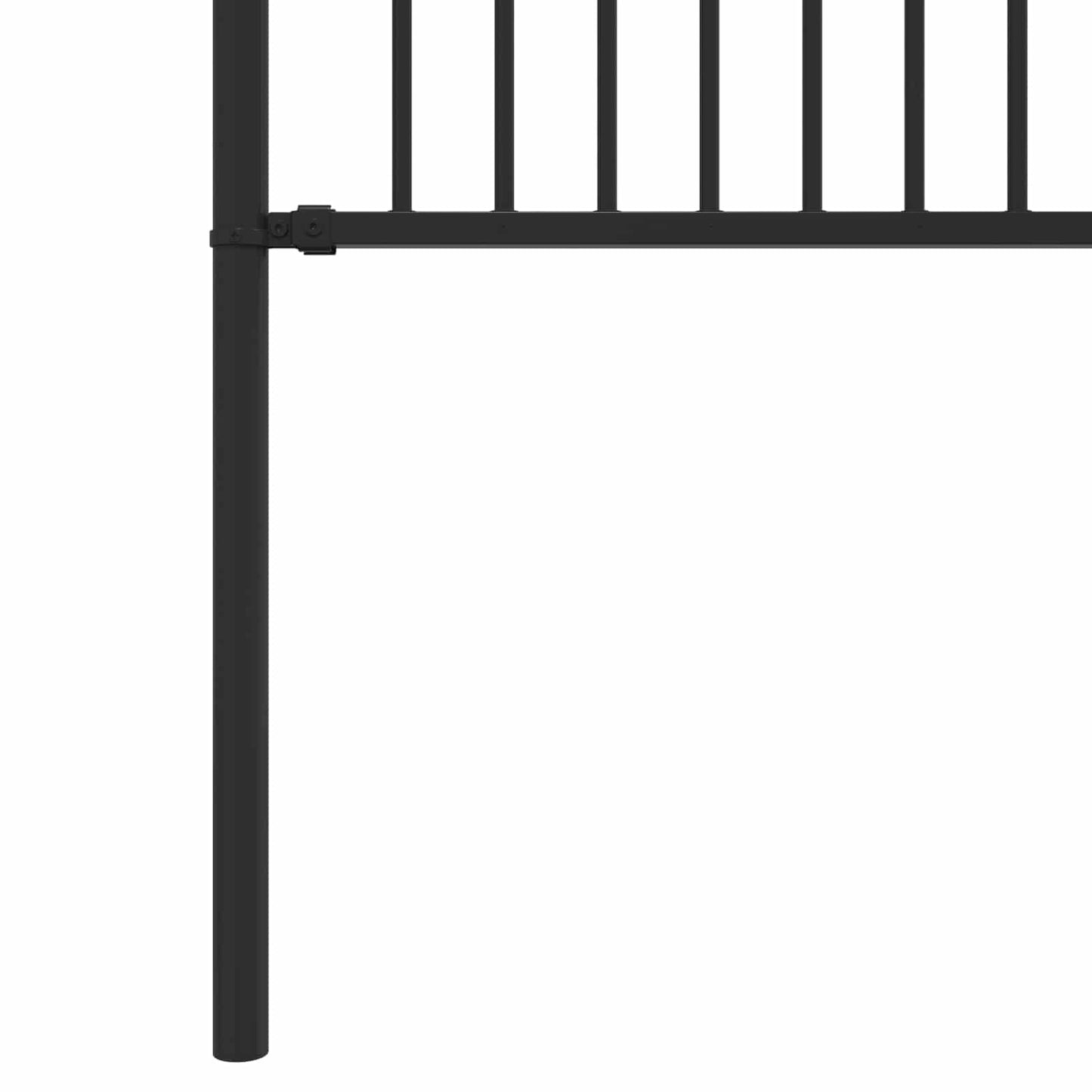 vidaXL Φράχτης Σπάικ Ρινγκ Μαύρο 200 x 150 cm