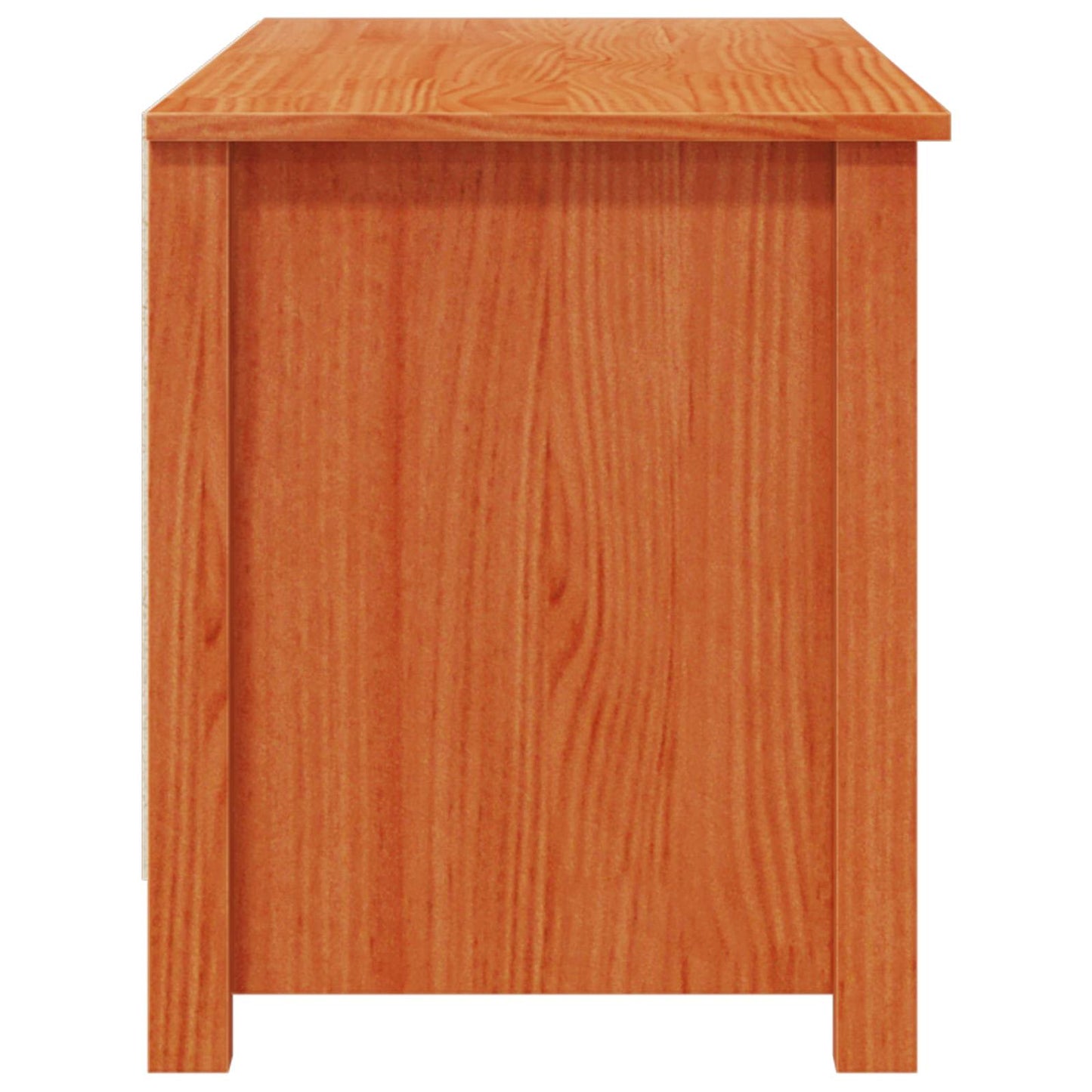 vidaXL Ντουλάπα Παπουτσιών Κερωμένο Καφέ 110 x 38 x 45,5 εκ