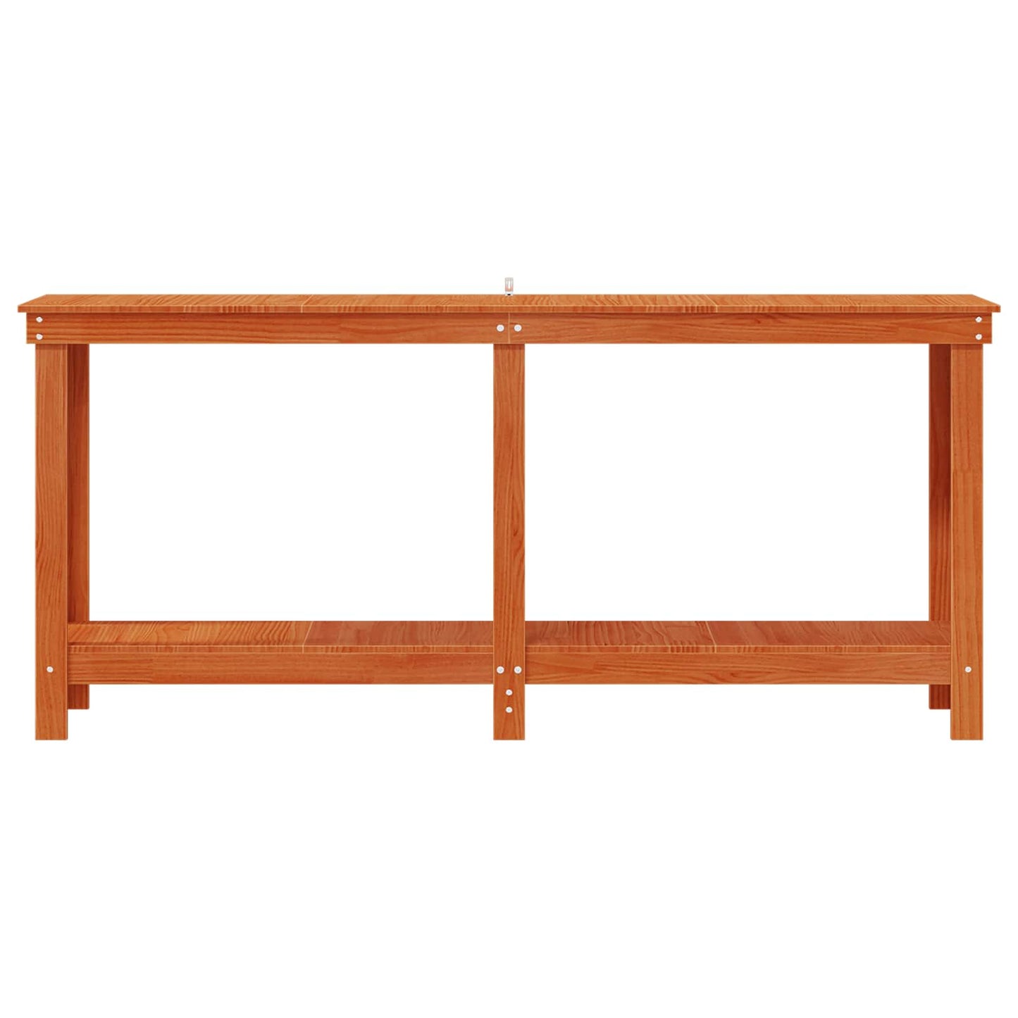 vidaXL Πάγκος εργασίας Κερωμένο Καφέ 180 x 50 x 80 cm Στερεό πεύκο
