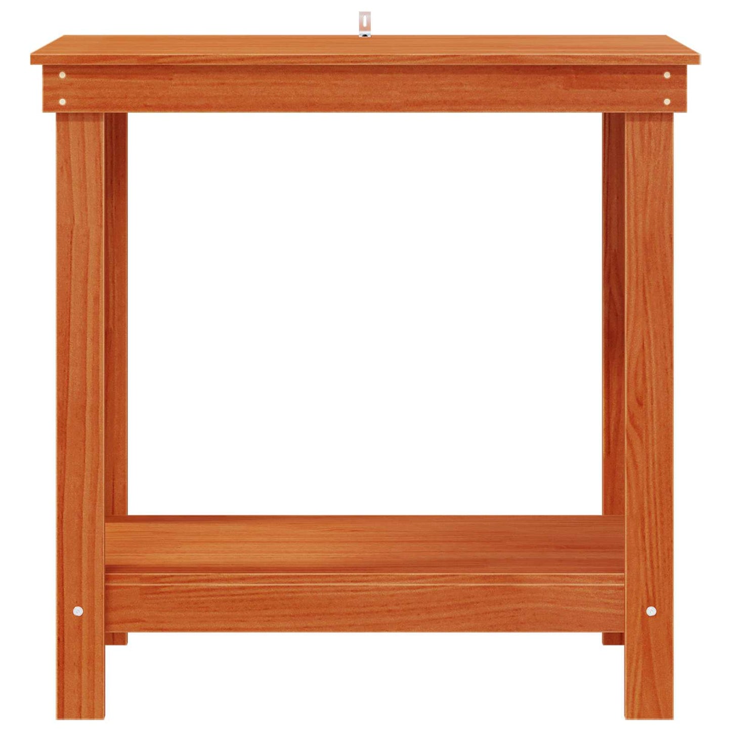 vidaXL Πάγκος εργασίας Κερωμένο Καφέ 80 x 50 x 80 cm Στερεό πεύκο
