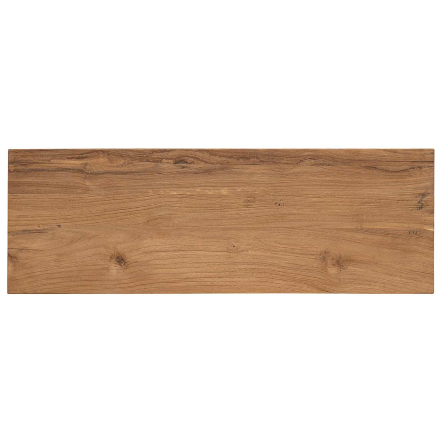 vidaXL Τραπέζι κονσόλας Φυσικό 90 x 30 x 80 εκ Στερεό Ξύλο Τίκ
