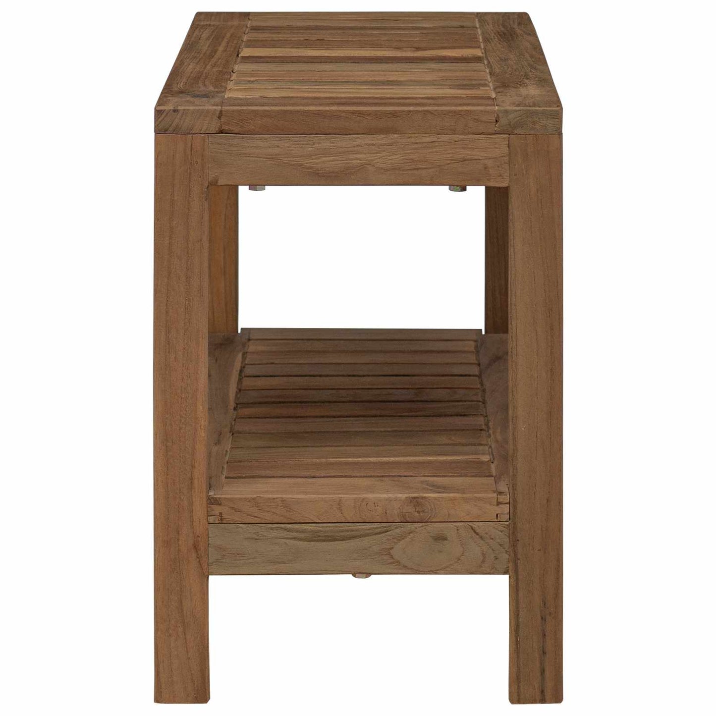 vidaXL Τραπέζι Πλευρικής Μπανιέρας Φυσικό 60 x 30 x 45 cm