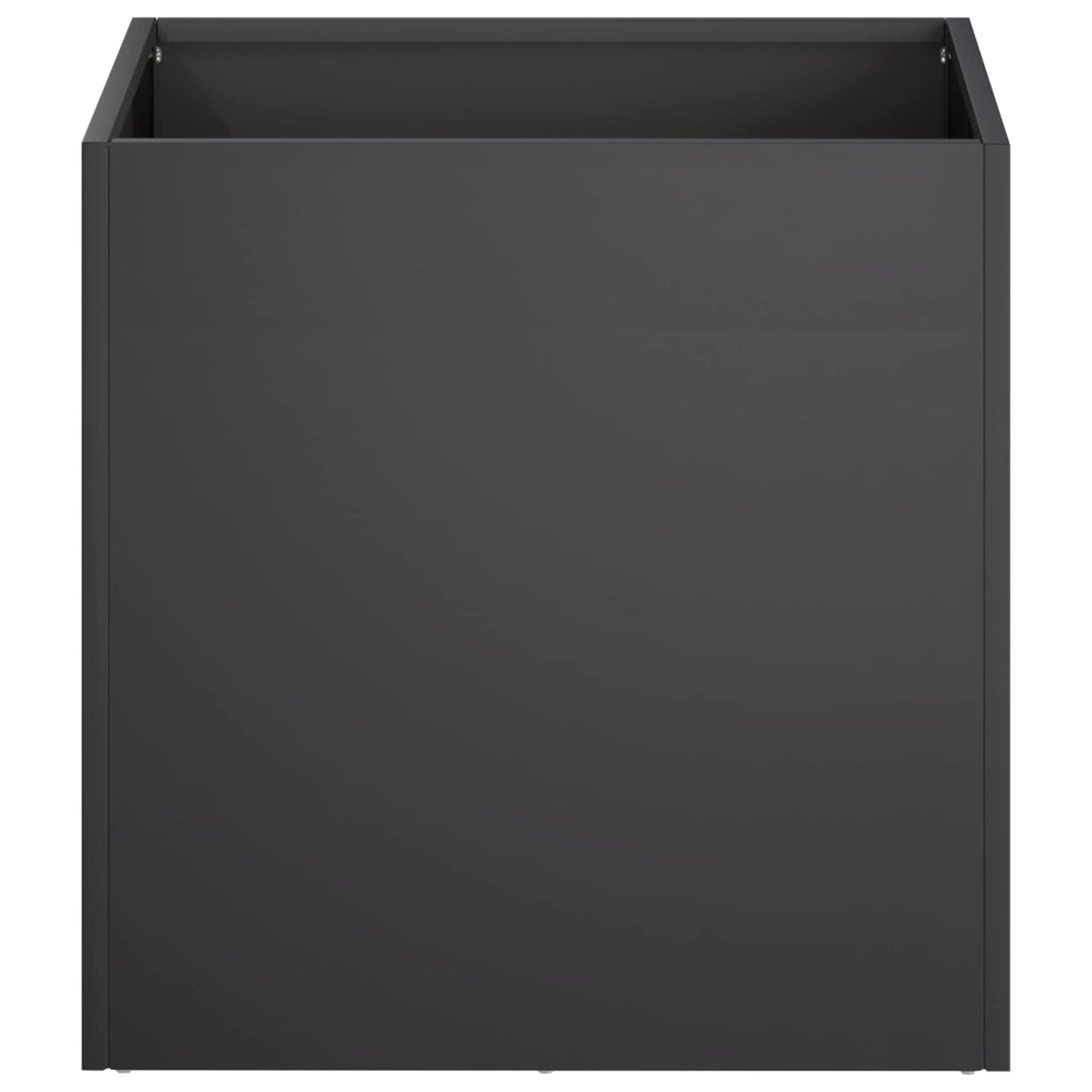 vidaXL Γλάστρα Κήπου 2 τμχ. Μαύρο 20 x 20 x 20 εκ.