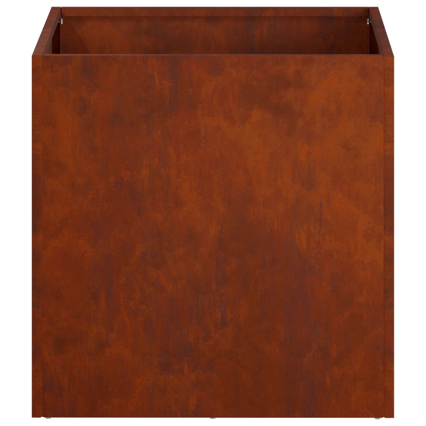 vidaXL Γλάστρα Κήπου 2 τμχ. Σκ rusty 20 x 20 x 20 εκ.