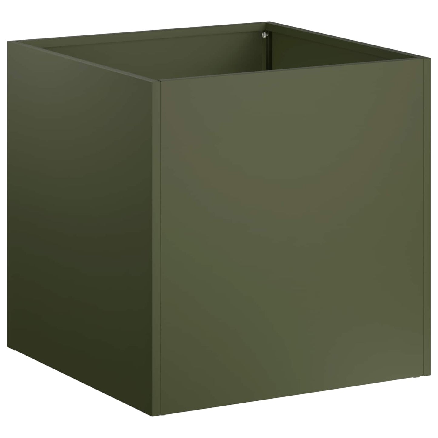 vidaXL Γλάστρα Κήπου 2 τμχ. Λαδί 25 x 25 x 25 cm Ψυχρής έλασης χάλυβας