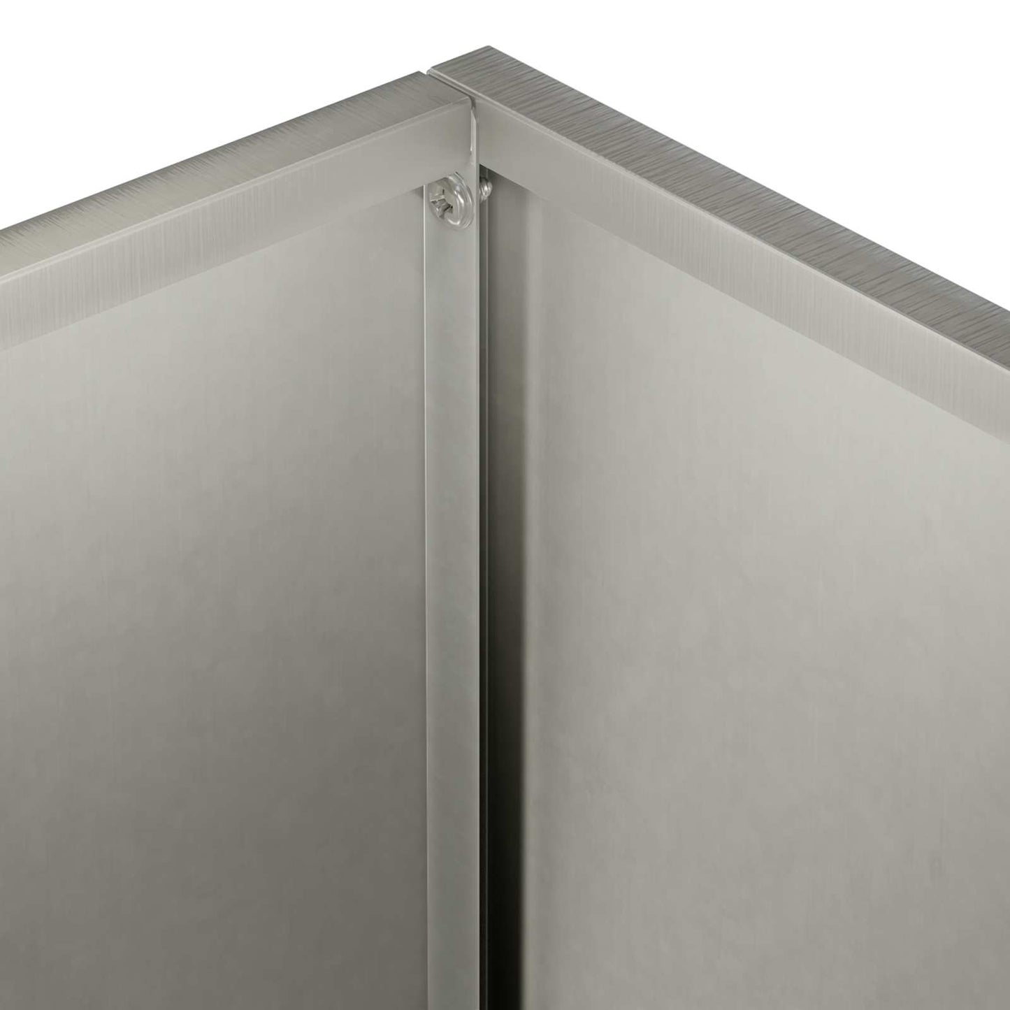 vidaXL Γλάστρα Κήπου Ασημί 25 x 25 x 25 cm Ανοξείδωτο Ατσάλι