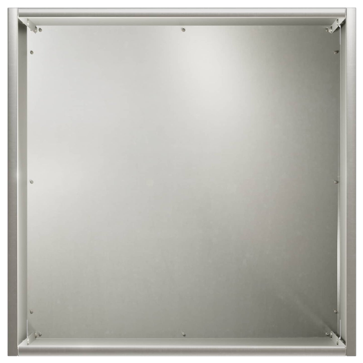 vidaXL Γλάστρα Κήπου Ασημί 25 x 25 x 25 cm Ανοξείδωτο Ατσάλι