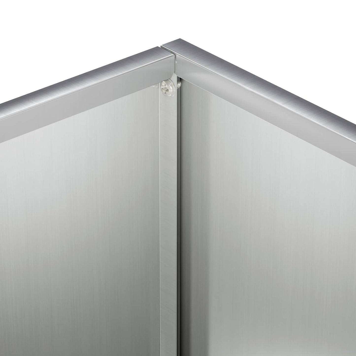 vidaXL Γλάστρα Κήπου Ασημί 25 x 25 x 25 cm Γαλβανισμένος Χάλυβας