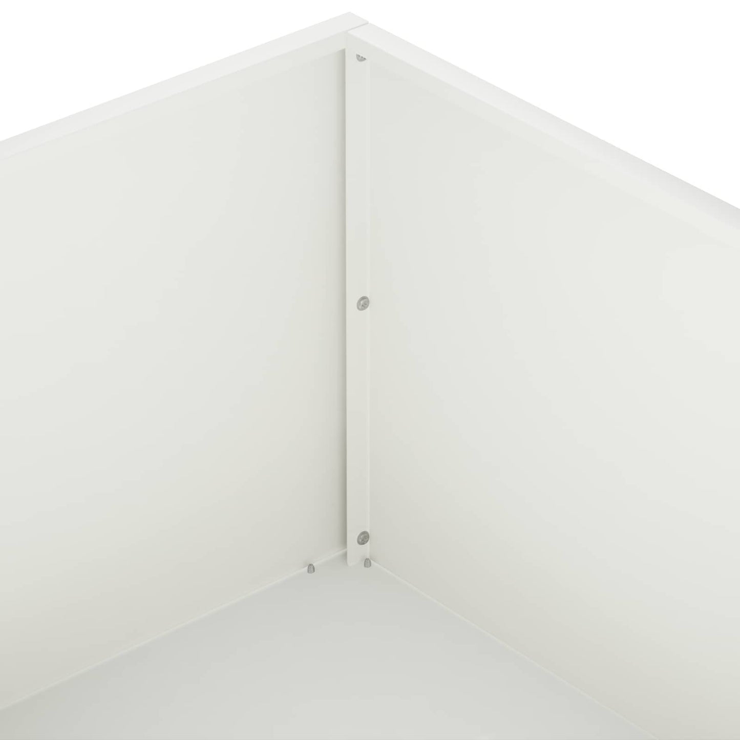 vidaXL Γλάστρα Κήπου 2 τμχ. Λευκό 40 x 40 x 20 cm