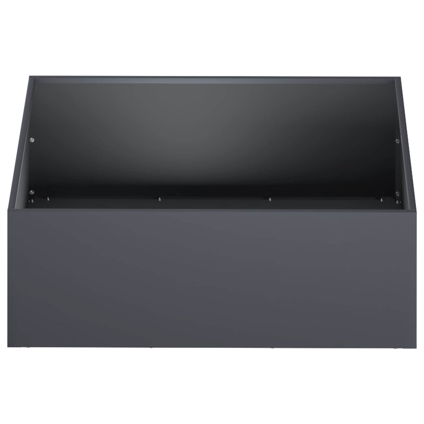 vidaXL Γλάστρα Κήπου Ανθρακί 40 x 40 x 20 cm Ψυχρής έλασης χάλυβας