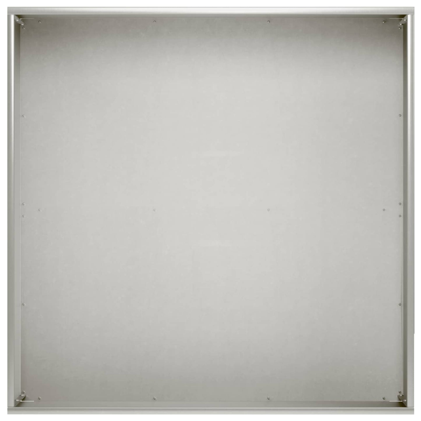 vidaXL Γλάστρα Κήπου Ασημί 40 x 40 x 20 cm Ανοξείδωτο Ατσάλι