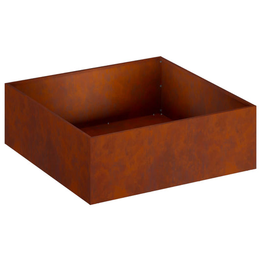 vidaXL Γλάστρα Κήπου Σκ rusty 40 x 40 x 20 cm