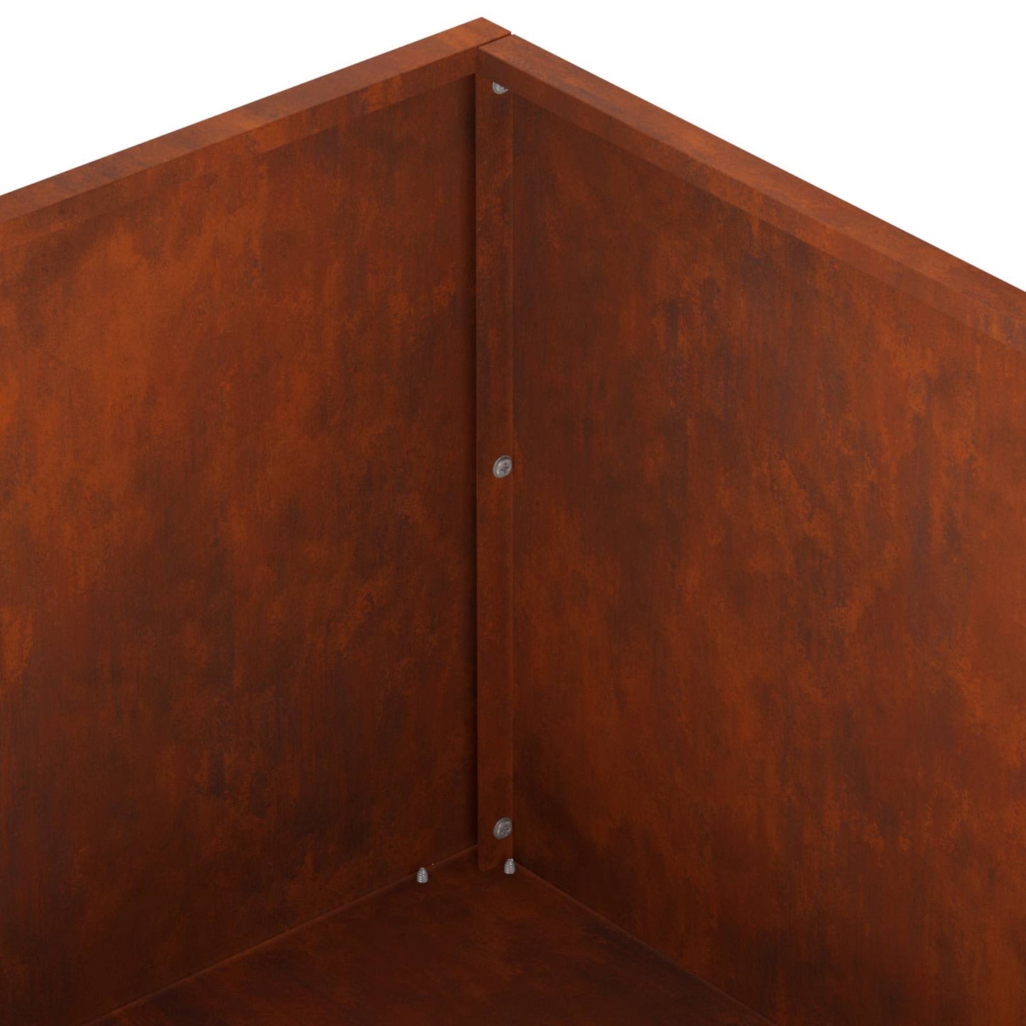 vidaXL Γλάστρα Κήπου 2 τμχ. Σκ rusty 40 x 40 x 20 cm