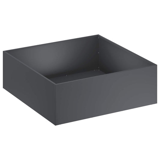 vidaXL Γλάστρα Κήπου Ανθρακί 60 x 60 x 20 εκ Ψυχρής έλασης χάλυβας