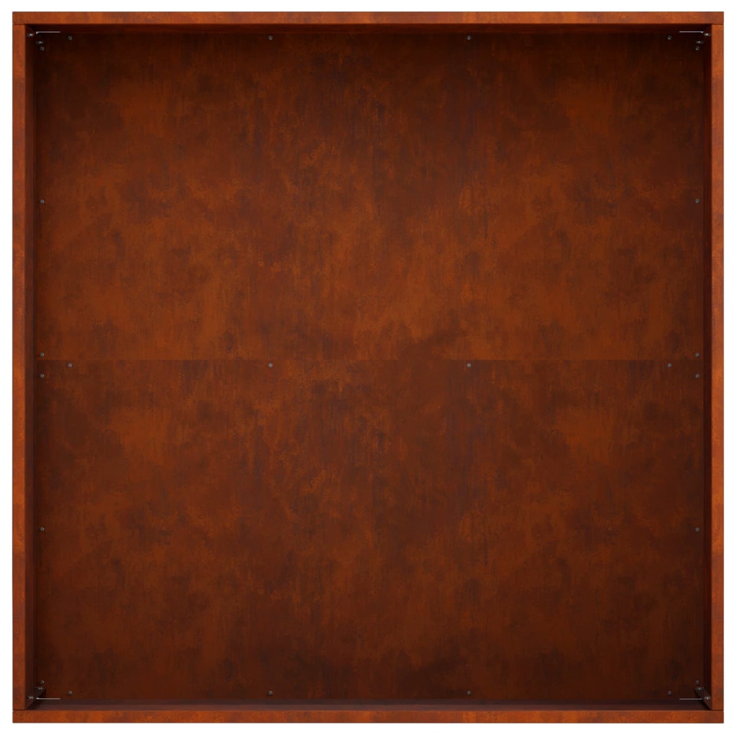 vidaXL Γλάστρα Κήπου 2 τμχ. Σκ rusty 60 x 60 x 20 εκ