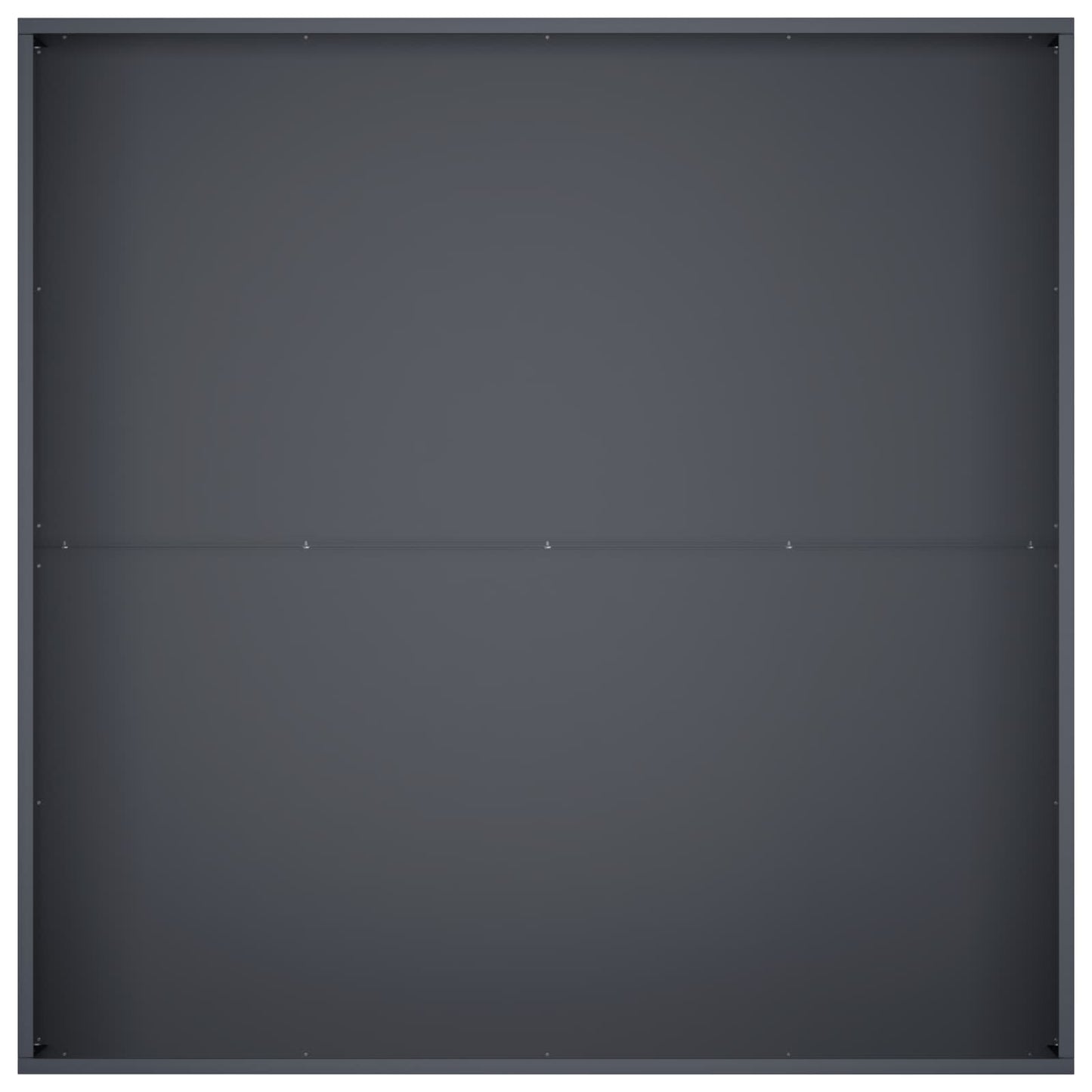 vidaXL Γλάστρα Κήπου 2 τμχ. Ανθρακί 100 x 100 x 20 cm