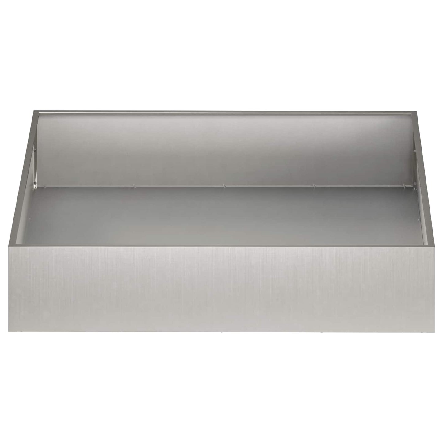 vidaXL Γλάστρα Κήπου 2 τμχ. Ασημί 100 x 100 x 20 cm Ανοξείδωτο Ατσάλι