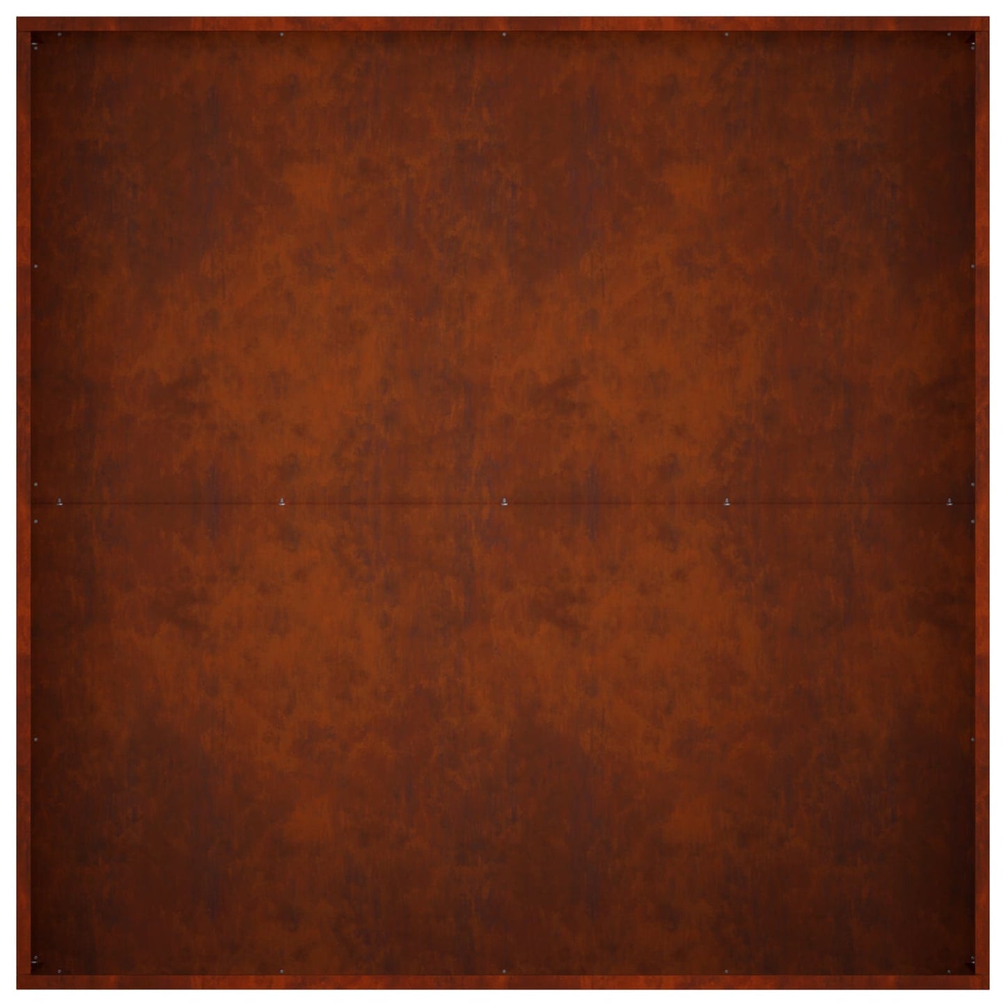 vidaXL Γλάστρα Κήπου 2 τμχ. Σκ rusty 100 x 100 x 20 cm