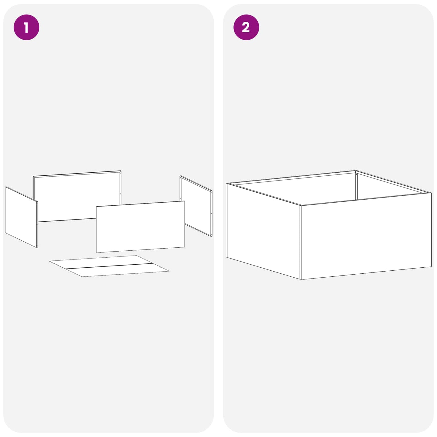 vidaXL Γλάστρα Κήπου Λαδί 60 x 60 x 30 cm Ψυχρής έλασης χάλυβας