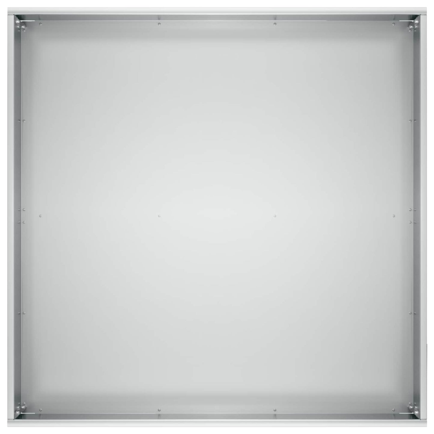 vidaXL Γλάστρα Κήπου Ασημί 60 x 60 x 30 cm Γαλβανισμένος Χάλυβας