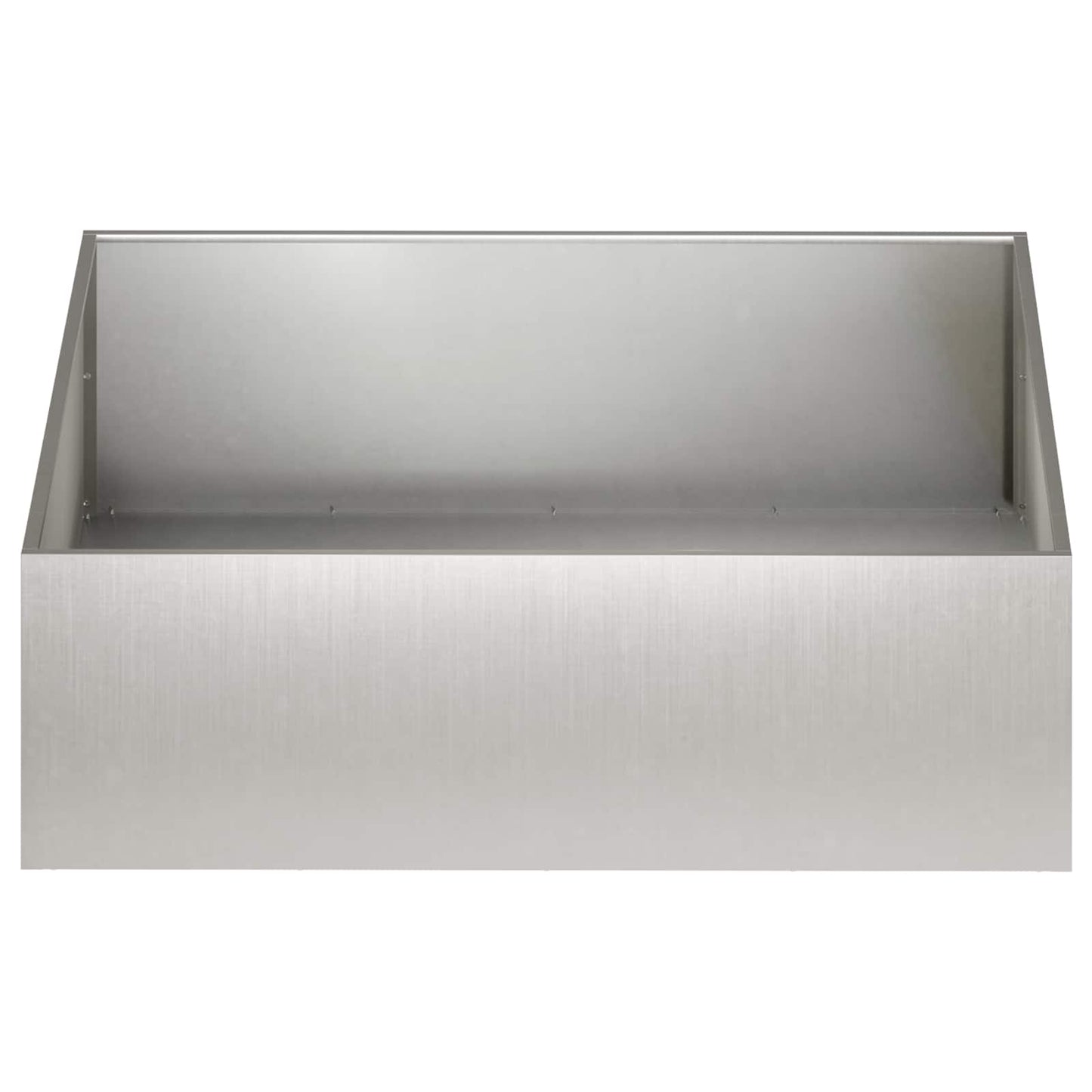 vidaXL Γλάστρα Κήπου 2 τμχ. Ασημί 80 x 80 x 30 cm Ανοξείδωτο Ατσάλι