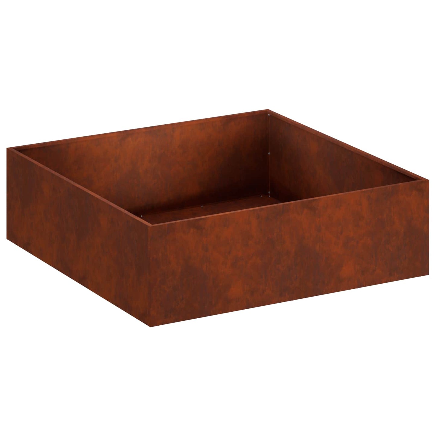 vidaXL Γλάστρα Κήπου Σκ rusty 80 x 80 x 30 cm