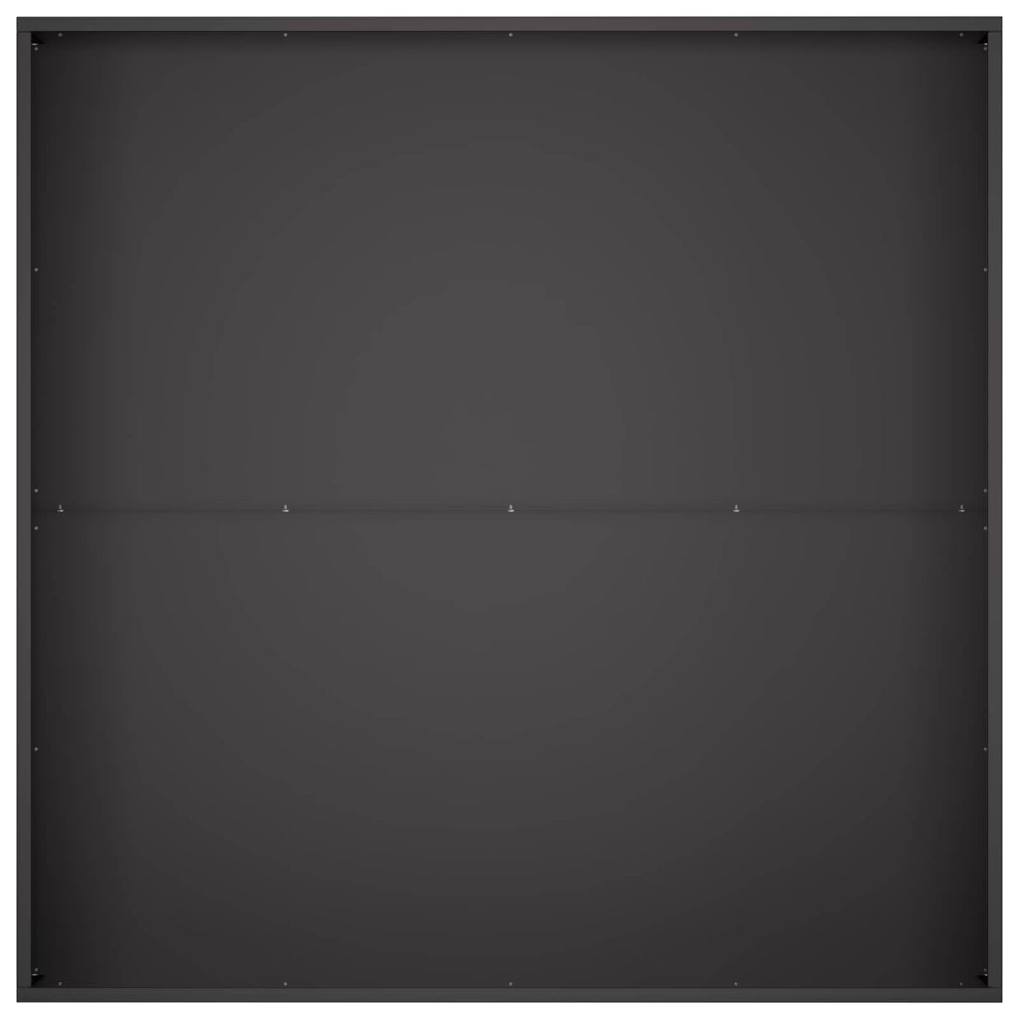 vidaXL Γλάστρα Κήπου Μαύρο 100 x 100 x 30 cm Ψυχρής έλασης χάλυβας