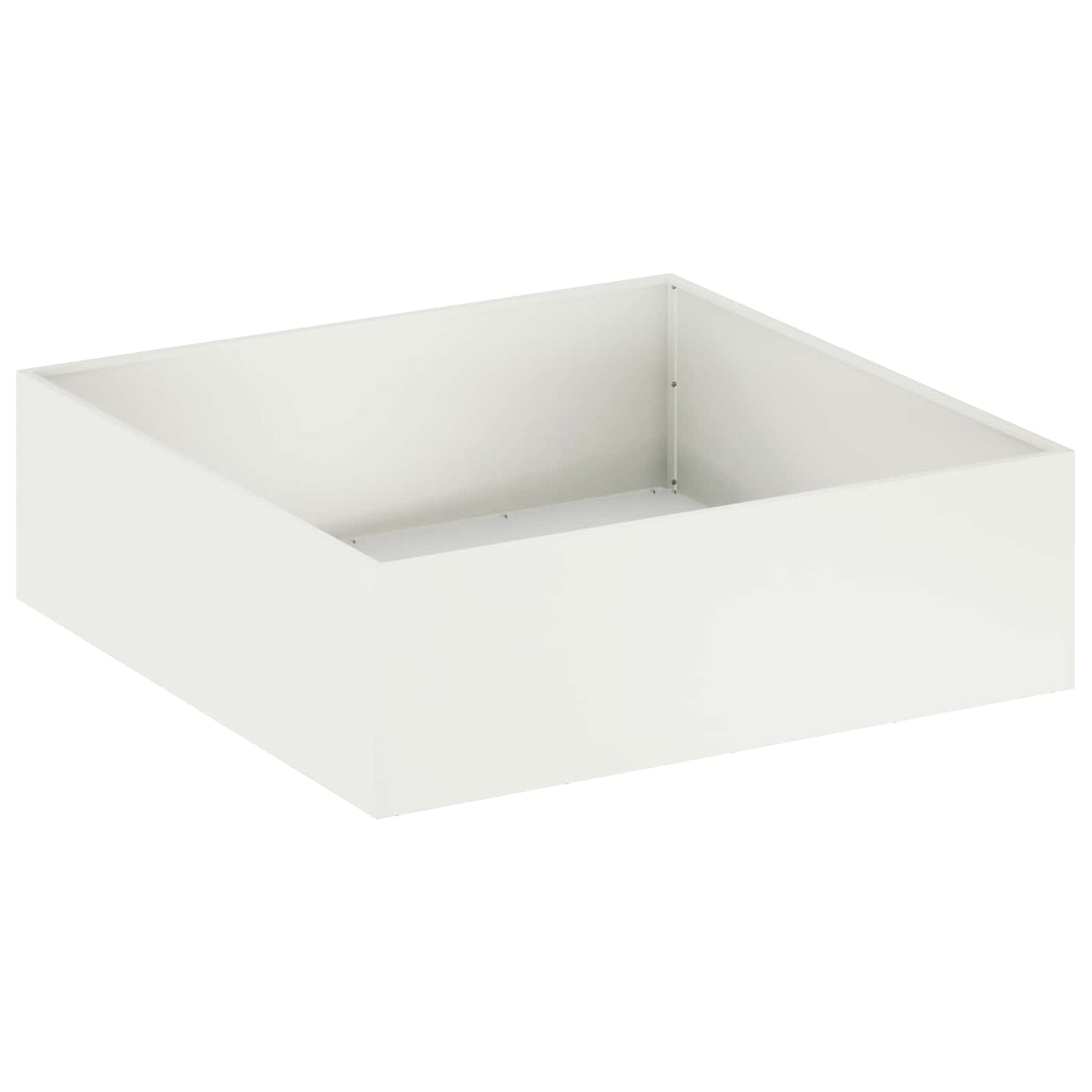 vidaXL Γλάστρα Κήπου 2 τμχ. Λευκό 100 x 100 x 30 cm