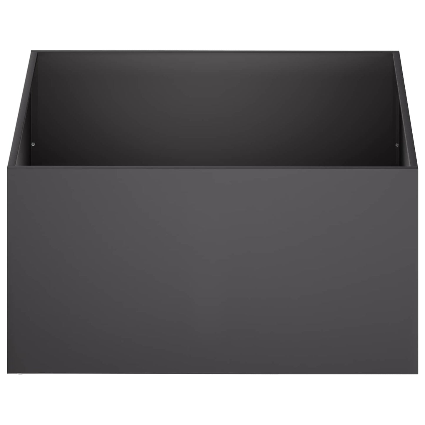 vidaXL Γλάστρα Κήπου 2 τμχ. Μαύρο 60 x 60 x 40 cm