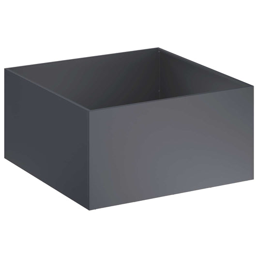 vidaXL Γλάστρα Κήπου Ανθρακί 60 x 60 x 40 cm Ψυχρής έλασης χάλυβας