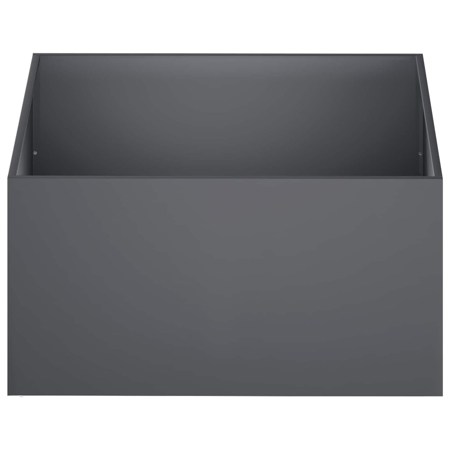 vidaXL Γλάστρα Κήπου 2 τμχ. Ανθρακί 60 x 60 x 40 cm