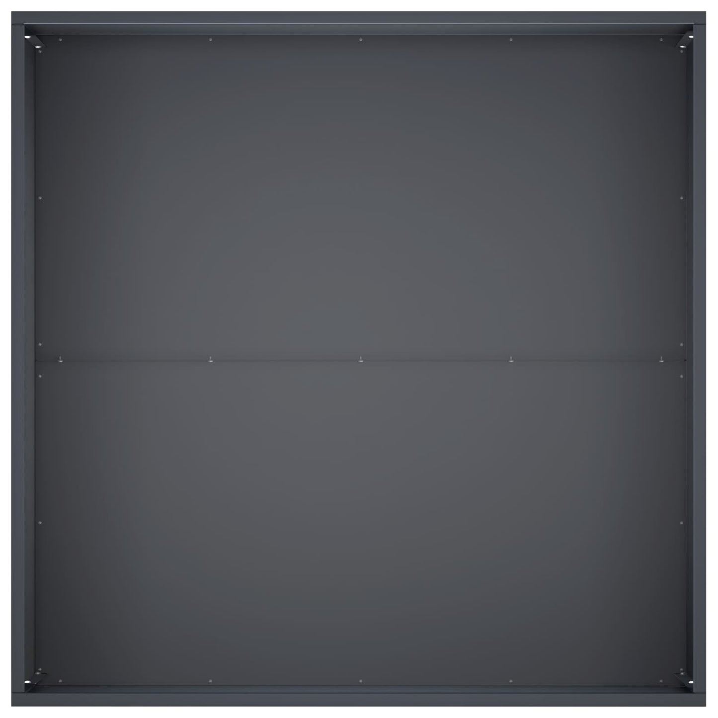 vidaXL Γλάστρα Κήπου 2 τμχ. Ανθρακί 60 x 60 x 40 cm