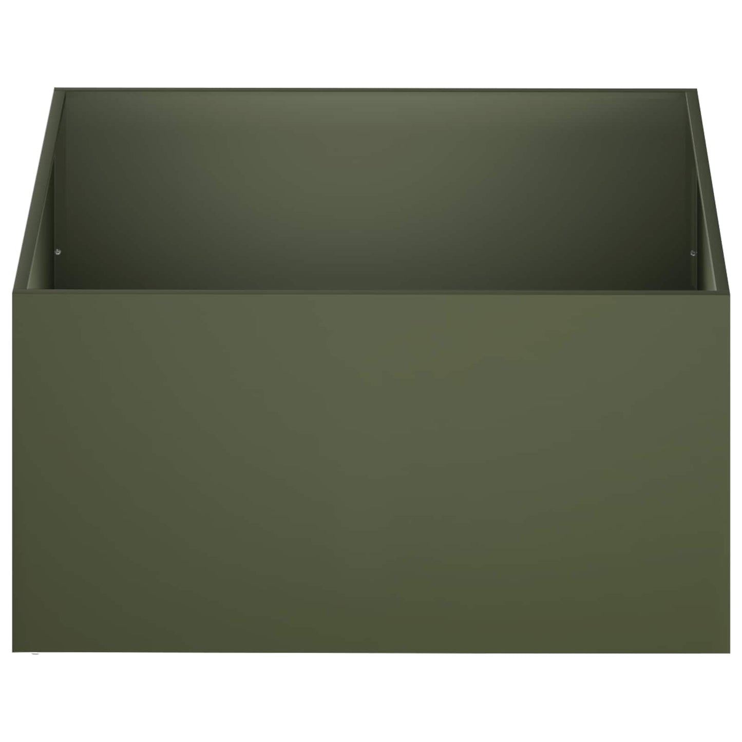 vidaXL Γλάστρα Κήπου Λαδί 60 x 60 x 40 cm Ψυχρής έλασης χάλυβας