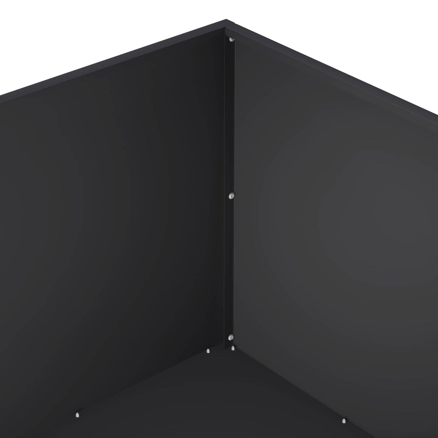vidaXL Γλάστρα Κήπου 2 τμχ. Μαύρο 80 x 80 x 40 cm