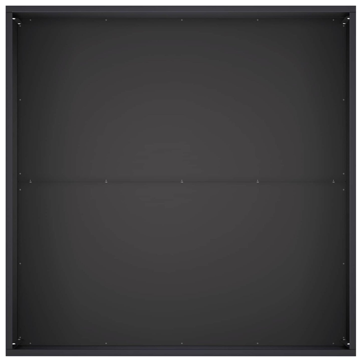 vidaXL Γλάστρα Κήπου 2 τμχ. Μαύρο 80 x 80 x 40 cm