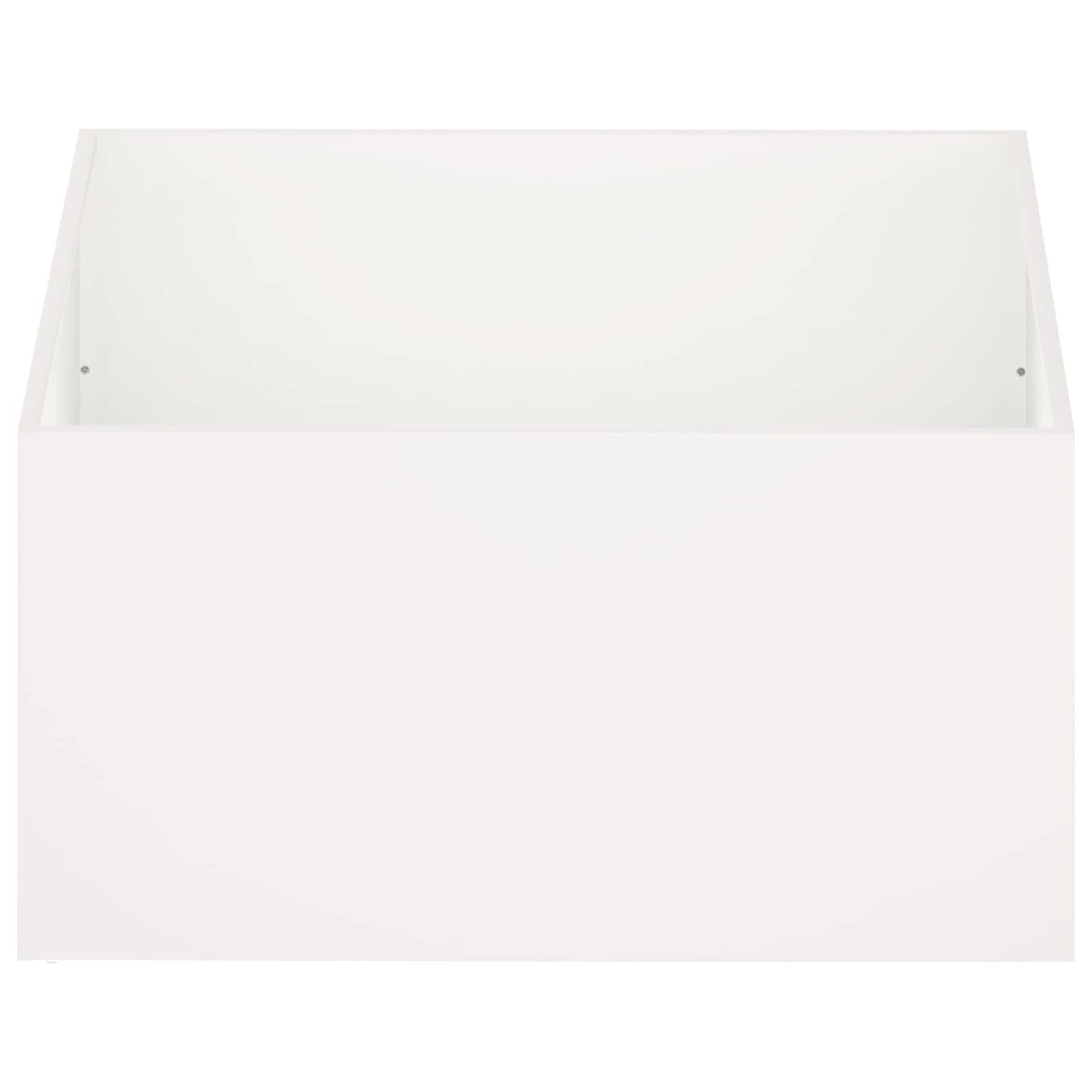 vidaXL Γλάστρα Κήπου 2 τμχ. Λευκό 80 x 80 x 40 cm