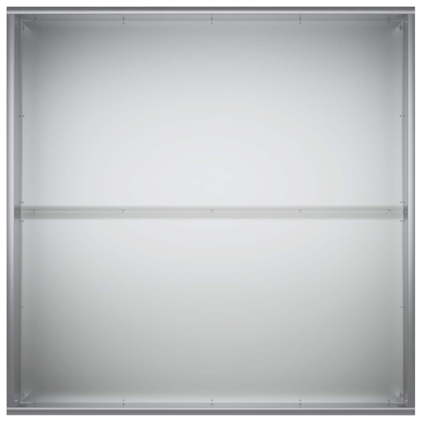 vidaXL Γλάστρα Κήπου Ασημί 80 x 80 x 40 cm Γαλβανισμένος Χάλυβας