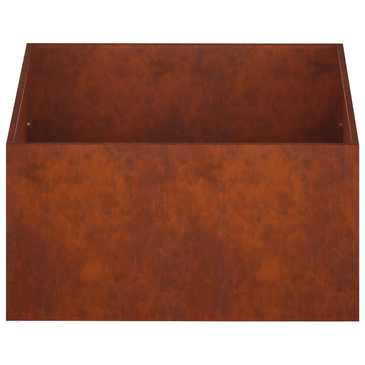 vidaXL Γλάστρα Κήπου Σκ rusty 80 x 80 x 40 cm