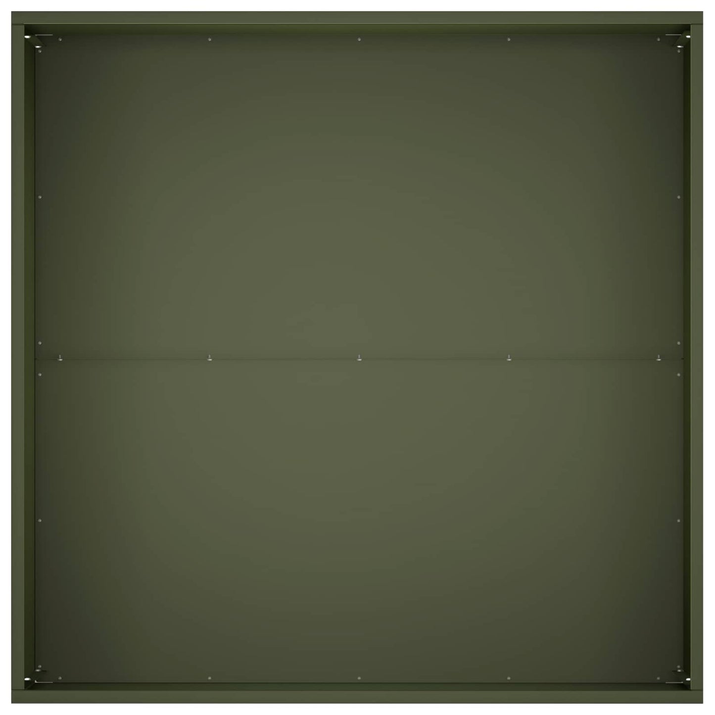 vidaXL Γλάστρα Κήπου Λαδί 100 x 100 x 40 cm Ψυχρής έλασης χάλυβας