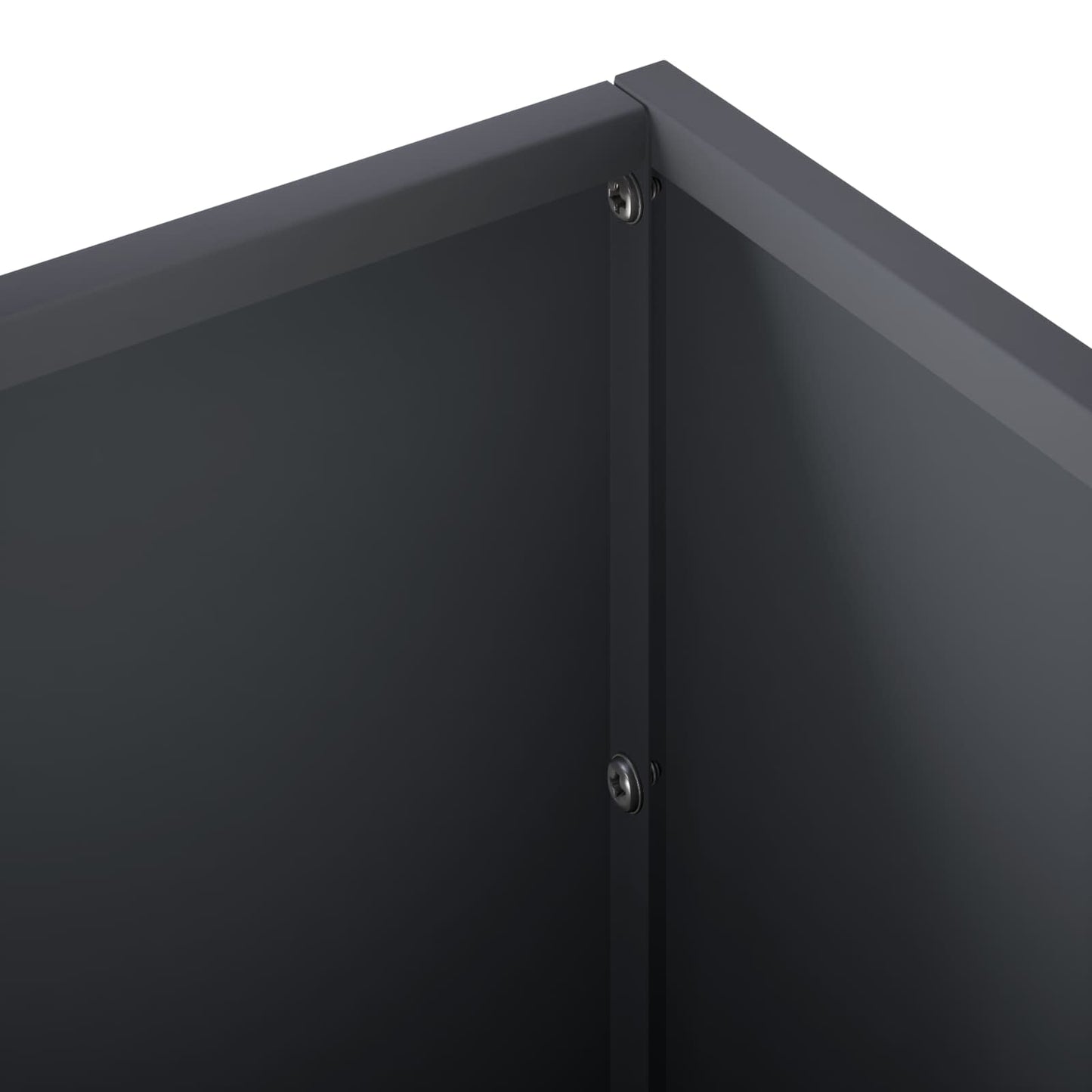 vidaXL Γλάστρα Κήπου Ανθρακί 60 x 20 x 20 εκ. Ψυχρής έλασης χάλυβας