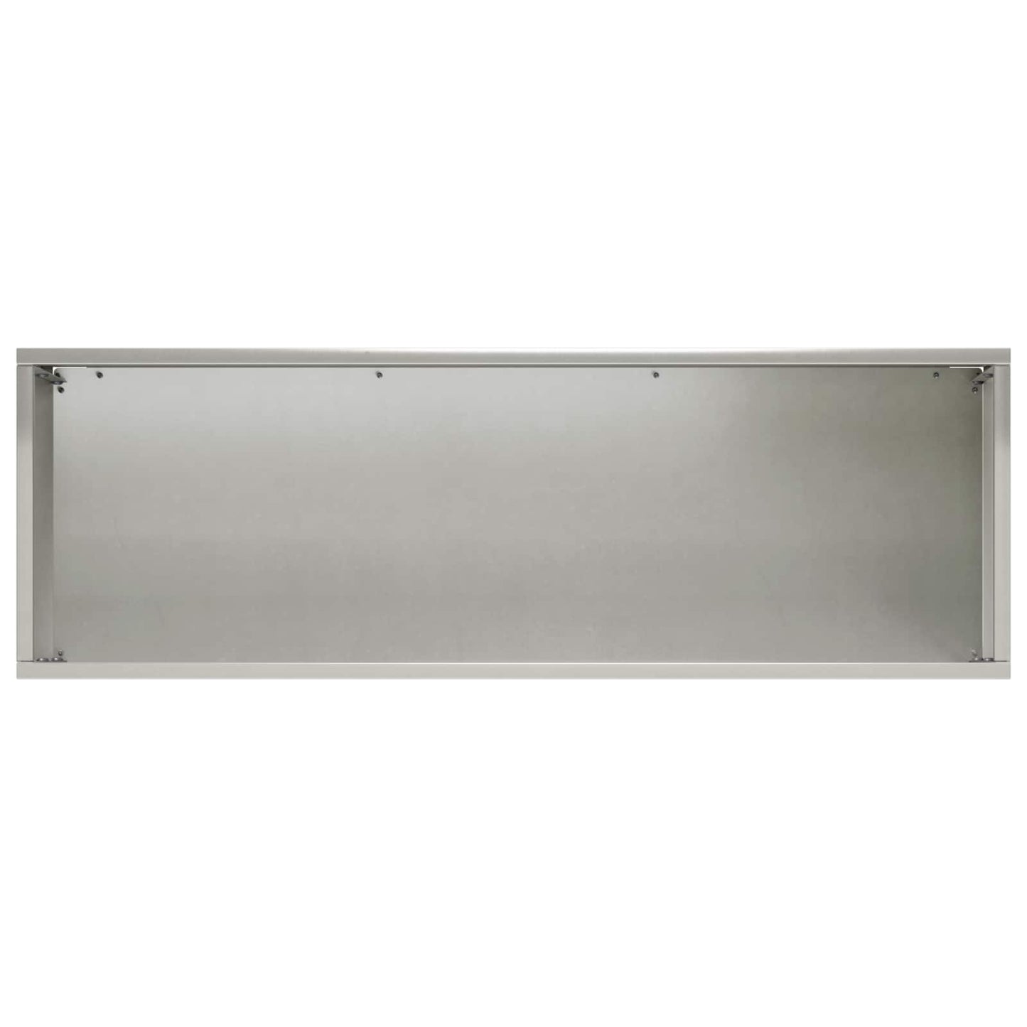 vidaXL Γλάστρα Κήπου Ασημί 60 x 20 x 20 εκ. Ανοξείδωτο Ατσάλι