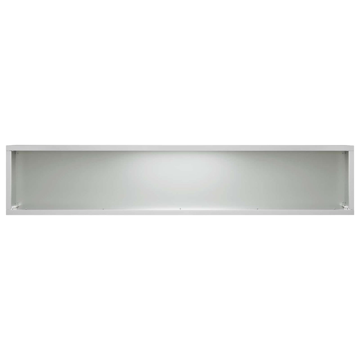 vidaXL Γλάστρα Κήπου Ασημί 80 x 20 x 20 εκ. Γαλβανισμένος Χάλυβας