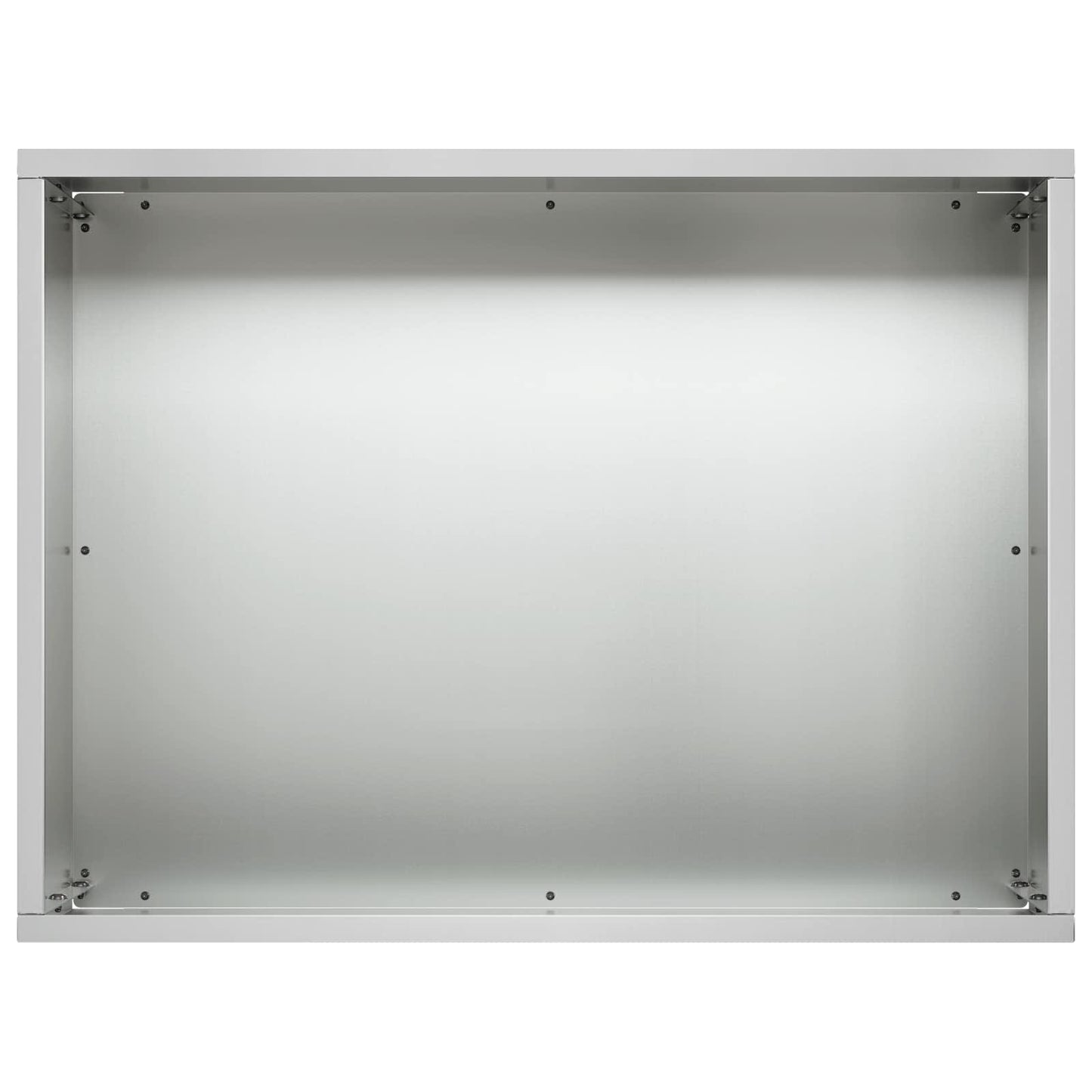 vidaXL Γλάστρα Κήπου Ασημί 40 x 30 x 30 εκ Γαλβανισμένος Χάλυβας