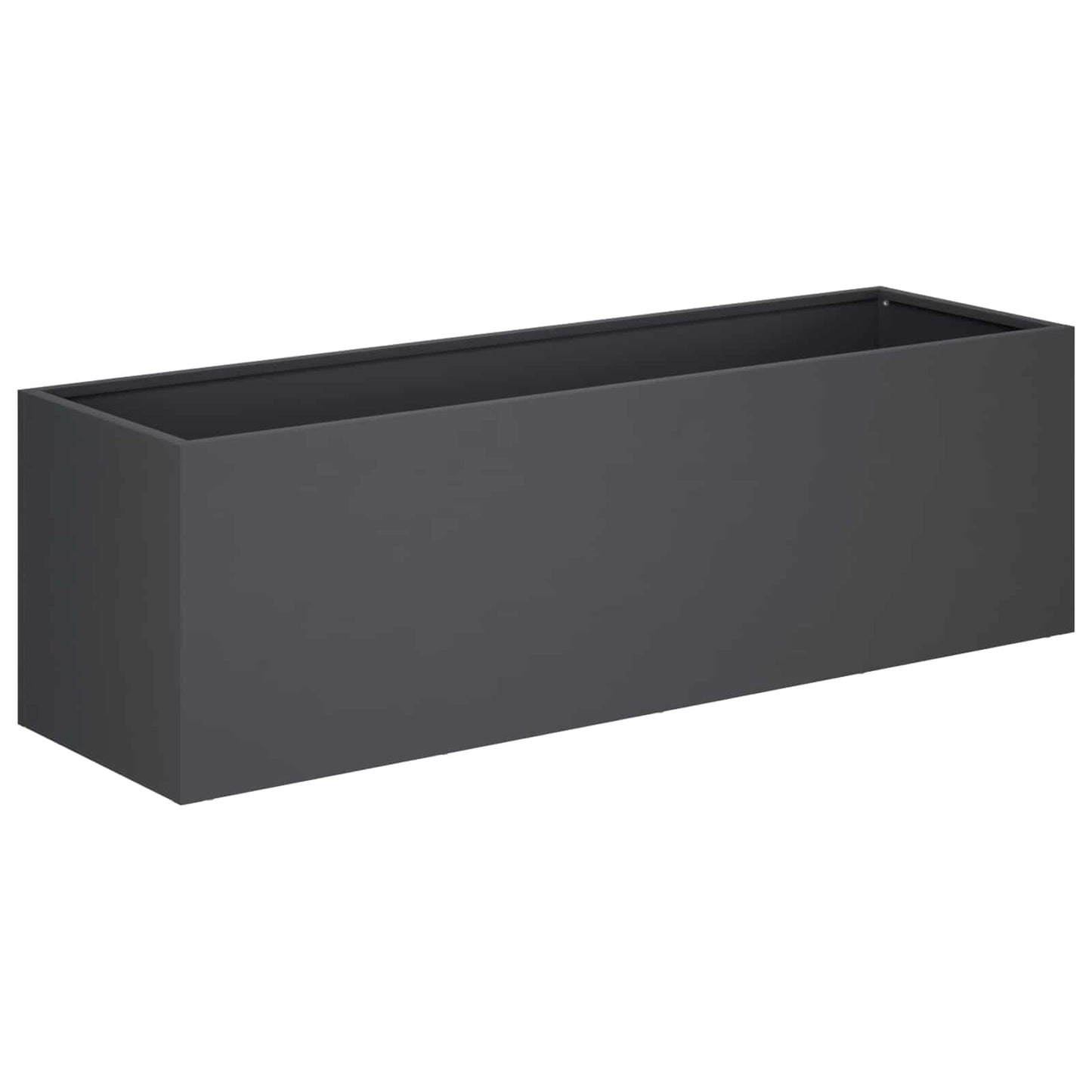 vidaXL Γλάστρα Κήπου Ανθρακί 80 x 30 x 30 εκ Ψυχρής έλασης χάλυβας
