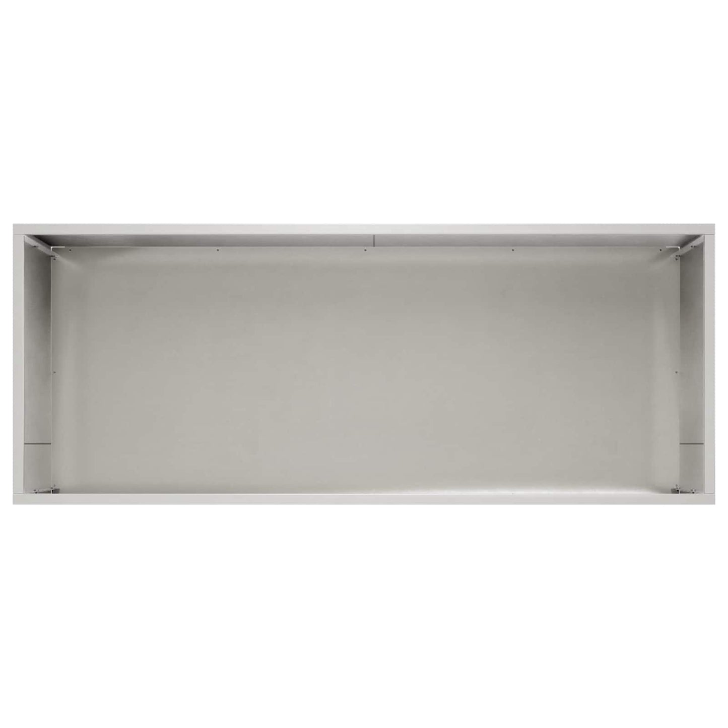 vidaXL Γλάστρα Κήπου Ασημί 80 x 40 x 40 cm Ανοξείδωτο Ατσάλι