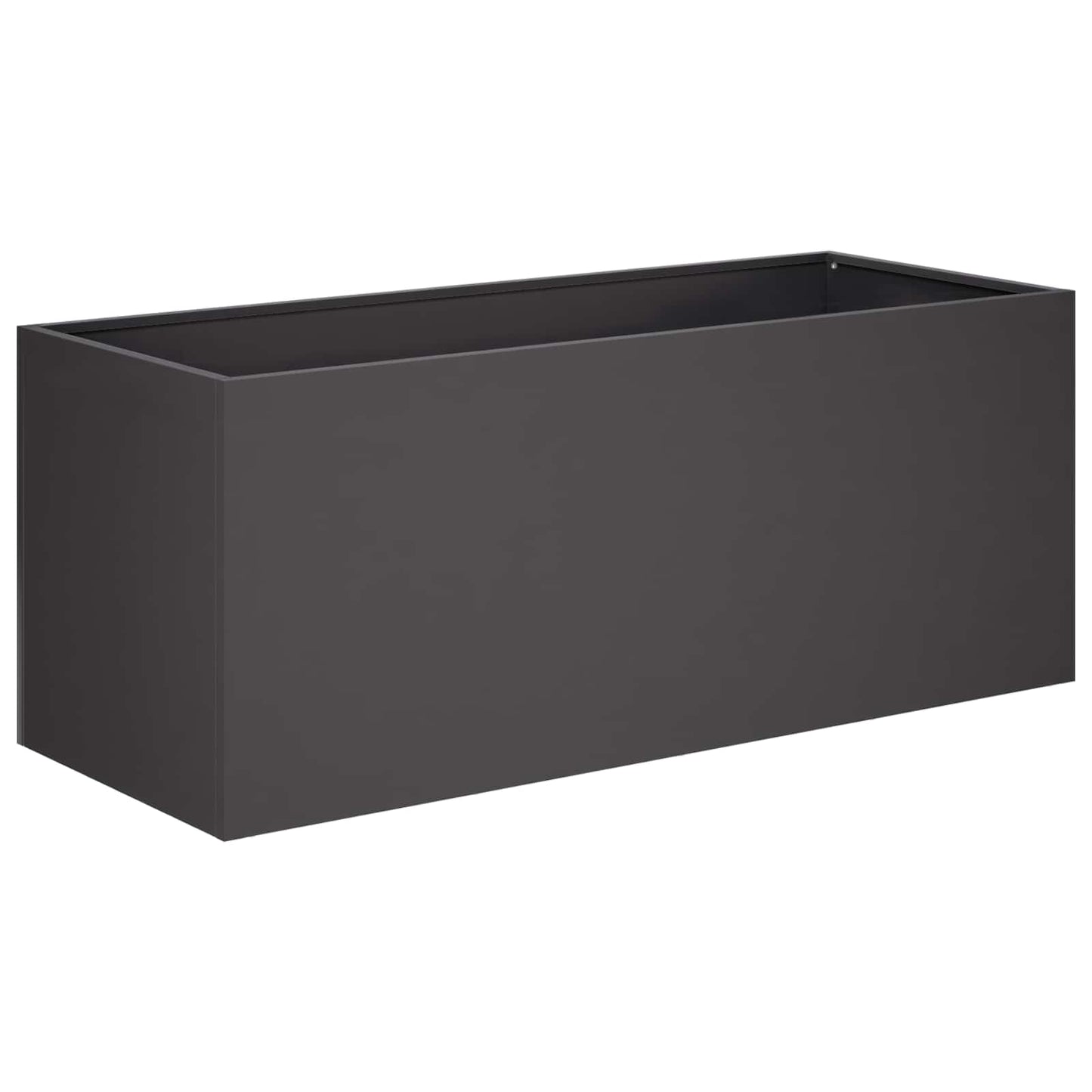 vidaXL Γλάστρα Κήπου 2 τμχ. Μαύρο 100 x 40 x 40 cm