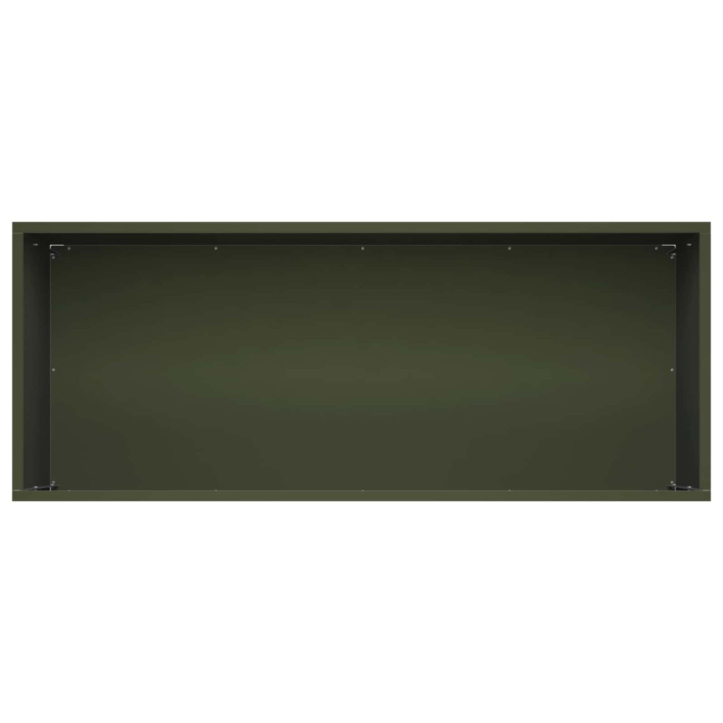 vidaXL Γλάστρα Κήπου Λαδί 100 x 40 x 40 cm Ψυχρής έλασης χάλυβας