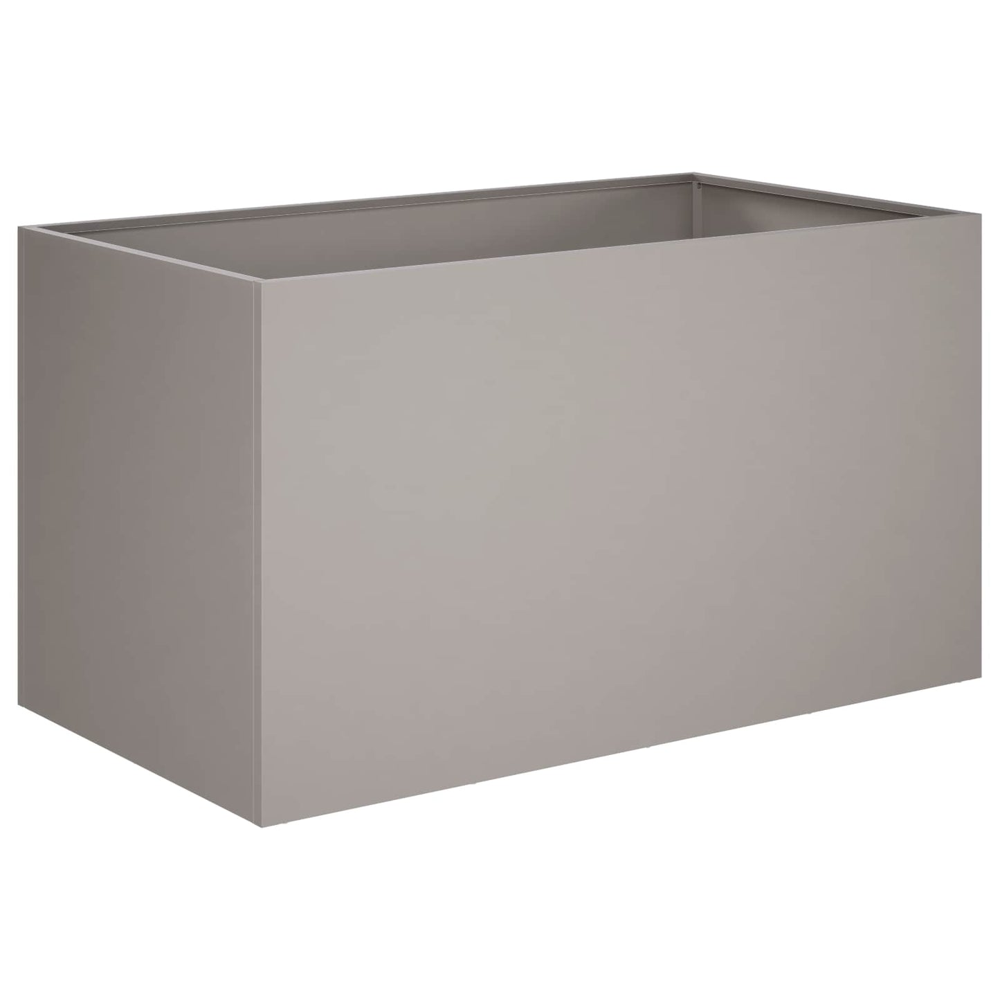 vidaXL Γλάστρα Κήπου 2 τμχ. Σκ rusty 80 x 50 x 50 εκ