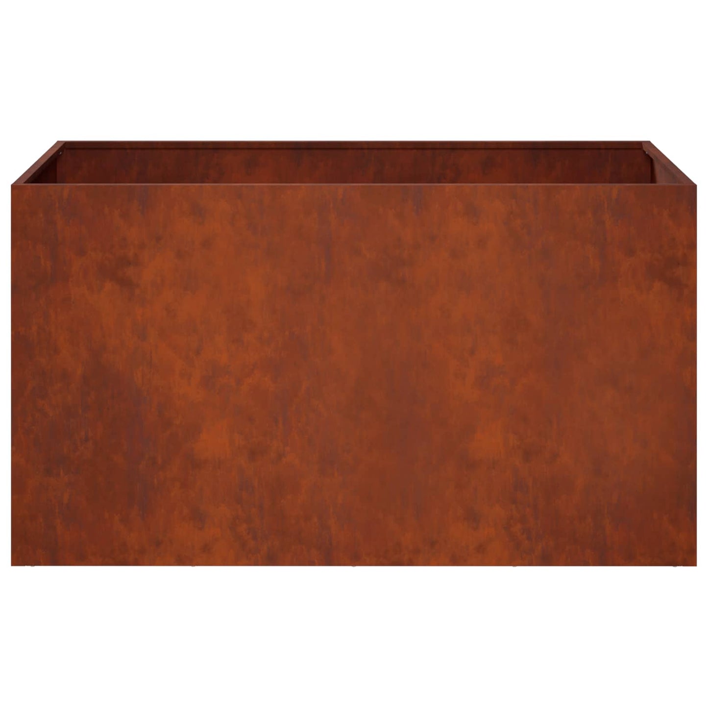 vidaXL Γλάστρα Κήπου 2 τμχ. Σκ rusty 80 x 50 x 50 εκ